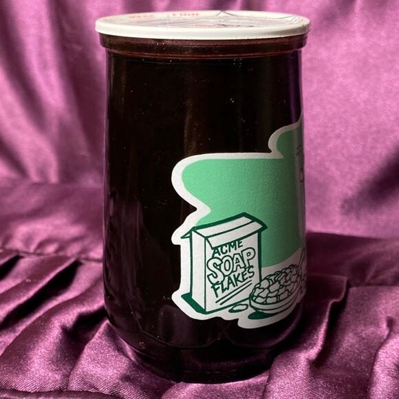 VTG SEALED Welch's LOONEY TUNES  #5 TAZ Strawberry Jam Glass Jar 1994 Acme Soap - Picture 4 of 11